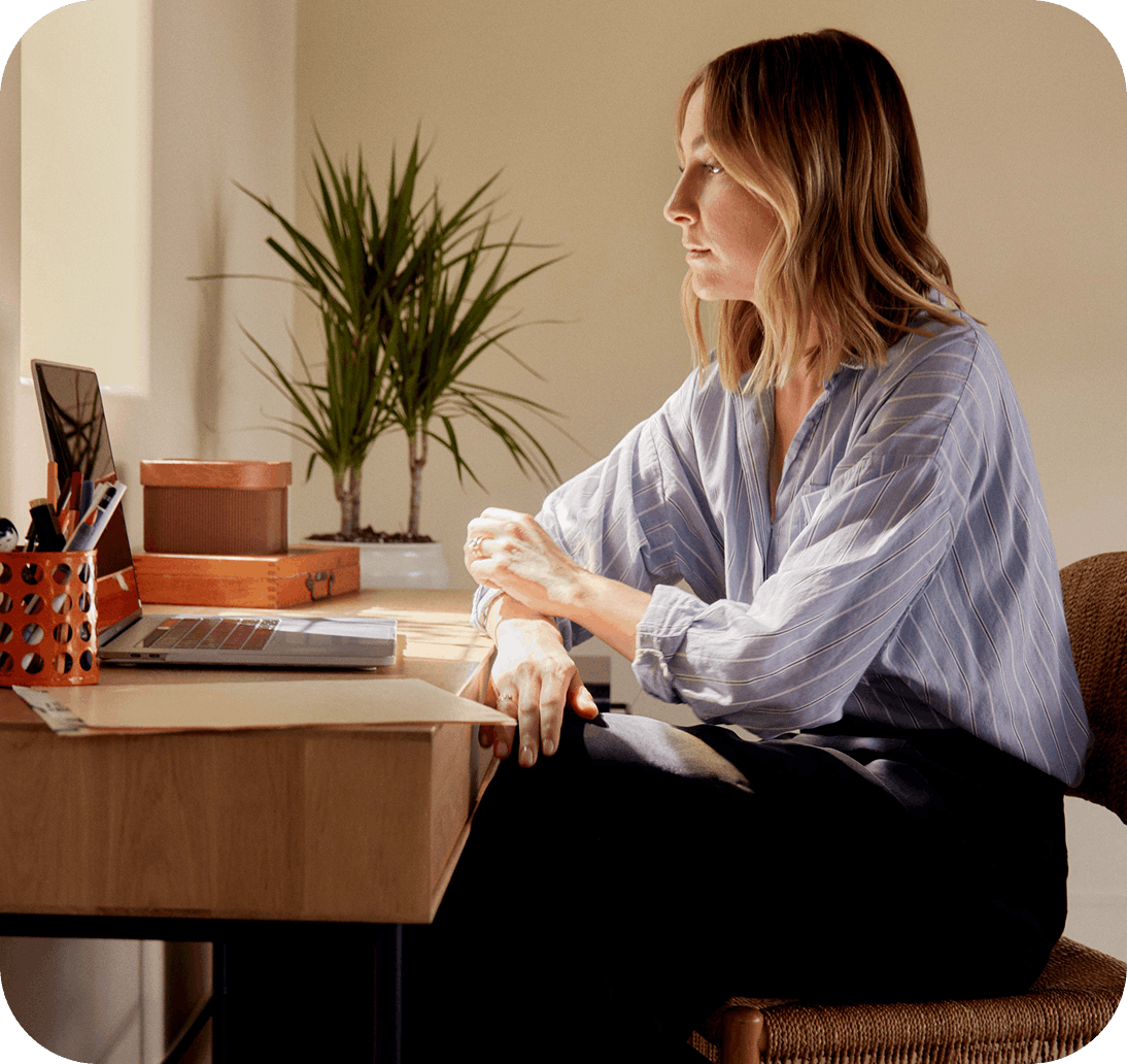 Woman at desk